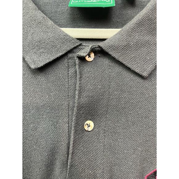 South Carolina USC Gamecocks Outer Banks Polo Shirt Mens XL Black Embroidered - Picture 7 of 7